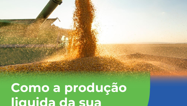 Como a produção liquida da sua fazenda é calculada?